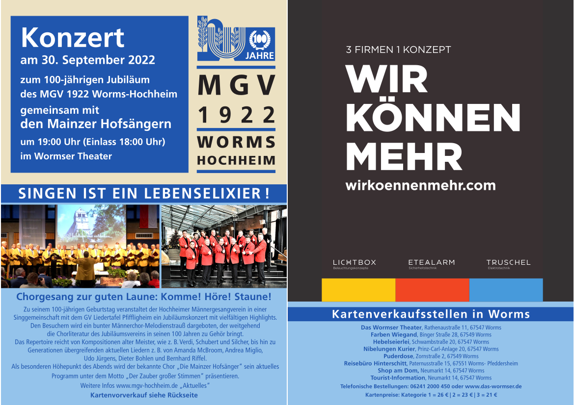 Konzert: Singen ist ein Lebenselixier